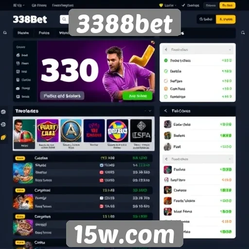 Análise da interface do usuário do site 3388bet